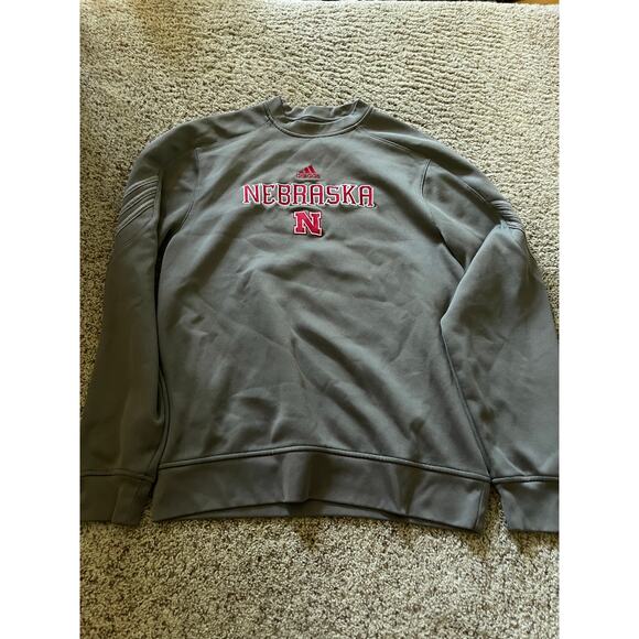 Adidas Nebraska mens small climawarm sweatshirt - Picture 1 of 4